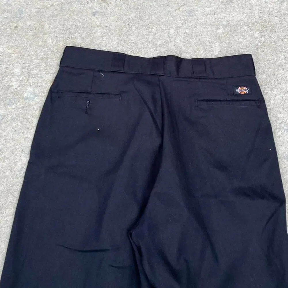 Dickies Men's Navy and Black Trousers
